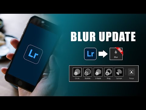 Lightroom Mobile Blur Effect New Update | Make DSLR Photo in Lightroom | Lightroom Blur Tool Update