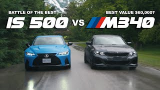 2025 Lexus IS 500 vs BMW M340i // Which is the Best Luxury Sports Sedan for $60K?