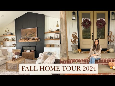 FALL HOME TOUR 2024 🍂 | cozy neutral fall decorating ideas!