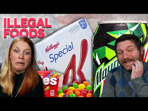 American Foods That Are Banned In Other Countries?! First Time Reaction