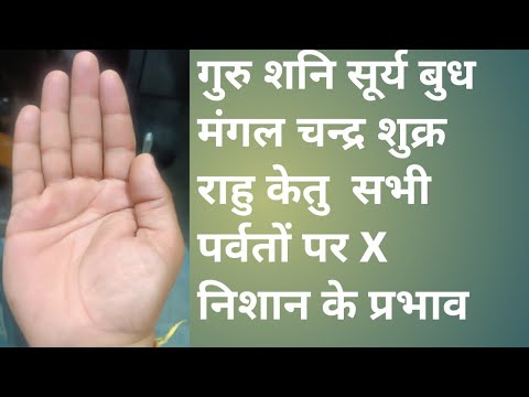 सभी पर्वतों पर cross  X निशान के प्रभाव