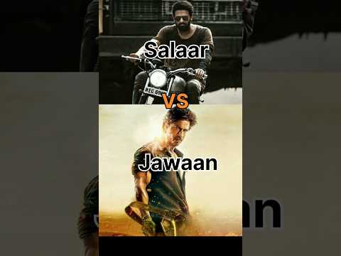 Salaar vs Jawaan All India 4 Days BOC Comparison || #salaarboxofficecollection #jawaan #prabhas #srk