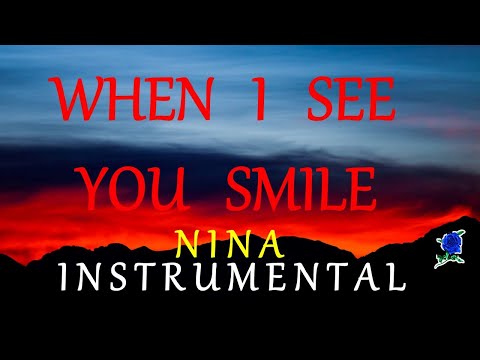 WHEN I SEE YOU SMILE  - NINA instrumental (lyrics)