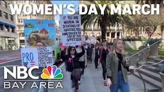 Hundreds rally in San Francisco for International Women's Day