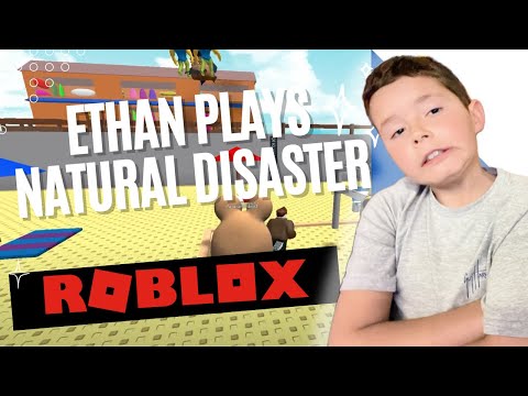 Surviving the Elements in Roblox Natural Disaster Survival! 🌪️🔥 Ethan Faces Epic Challenges!