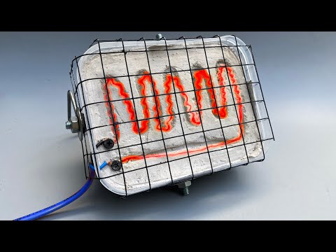 How To Make A Mini Room Heater Using 12V Battery