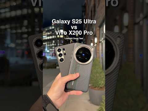 Galaxy S25 Ultra vs Vivo X200 Pro Lowlight Zoom Test!