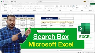 How to Create Dynamic Search Box in Excel | Search Box in Excel