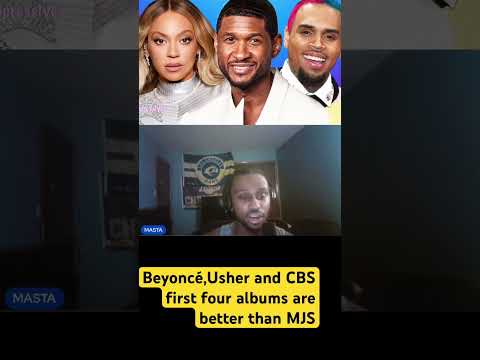 Usher,CBs and Beyonces first four albums are better than mjs? #youtubeshorts #usher #beyonce