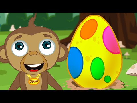 Let's Learn Colors With Giant Egg | educational videos | annie and ben | ABC Song Phonics For Kids