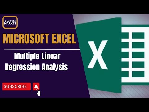 Multiple Linear Regression Analysis in Excel: For Beginner's