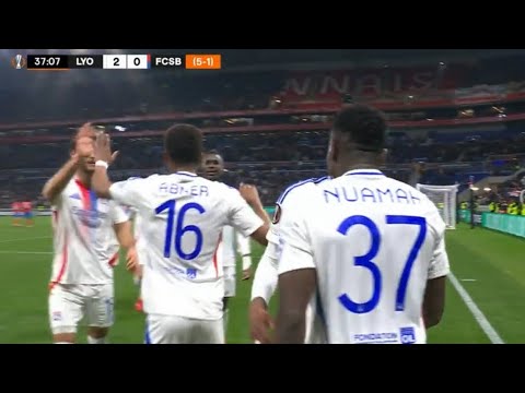 but Ernest Nuamah | Lyon vs FCSB 4-0 | Résumé | UEFA Europa League 2024/25