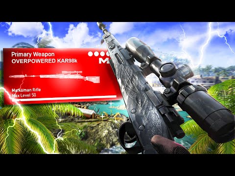 USING the BEST KAR98 CLASS in WARZONE PACIFIC! (Caldera Gameplay)