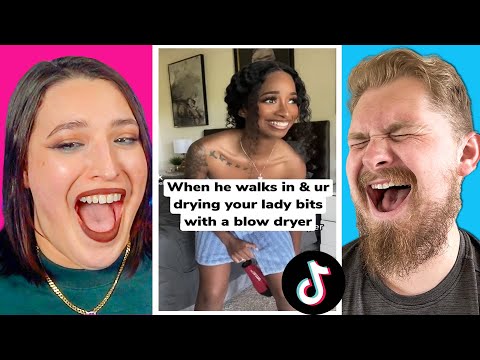 Reacting to my Fiancés MOST LIKED TikToks PART 5!!!