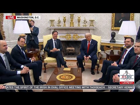 WATCH: President Trump Meets with the Secretary General of NATO - 3/13/25