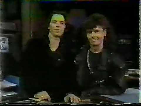 MICHAEL & TIM  sendo apresentadores na  MTV , 1984 .