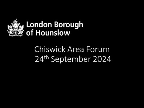 Chiswick Aera Forum 24 September 2024