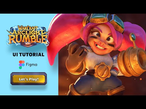 Figma UI - Warcraft Rumble Blizzard Games UI Tutorial