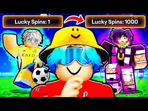 $1 vs $1000 LUCKY SPINS in Blue Lock Rivals (Roblox)