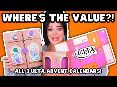 WHERE IS THE $150 VALUE?! | All 3 Ulta Beauty Advent Calendars