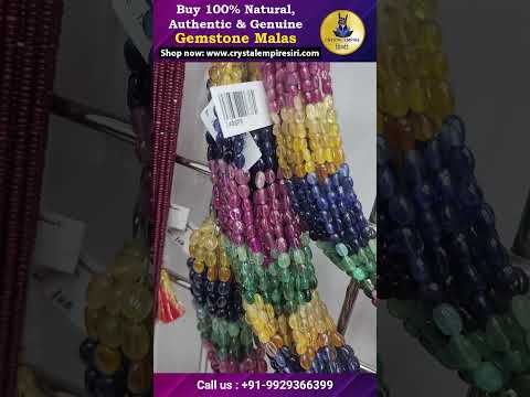 Buy 100% Natural, Authentic & Genuine Gemstone Malas #malas #shorts