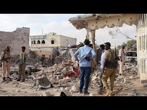 Somali forces end a 24-hour siege by al-Shabab militants on a hotel