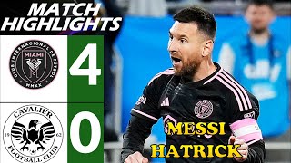 Messi Back Crazy Hat-Trick 😱🔥 Inter Miami vs Cavalier 4-3 - All Goals & Highlights - 2025