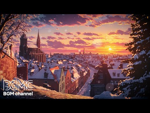 Sunset Piano Melodies【Work BGM】🌅 - Easy Listening Evening in European City