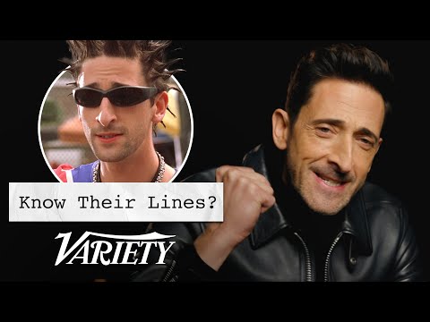 Does Adrien Brody Know His Lines?