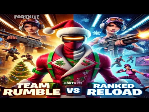 Fortnite Team Rumble & Reload Ranked = PURE CHAOS! (INSANE Ending)