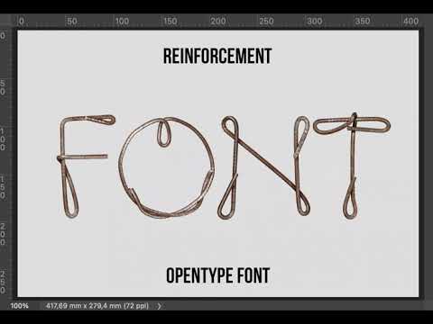 Reinforcement Font