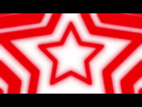 White and Red Y2k Neon LED Lights Star Background || 1 Hour Looped HD