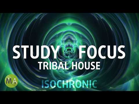 Study Focus Tribal House Deep Concentration, Beta Isochronic Tones