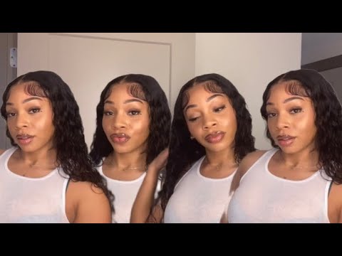 hair vlog: no work needed! one of the best | hd lace water wave wigs | ft. klaiyi hair