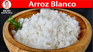 ARROZ BLANCO ARROZ AL VAPOR | Vicky Receta Facil