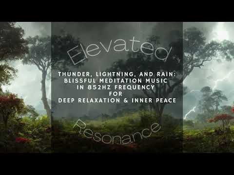 Thunder, Lightning & Rain: Blissful Meditation Music in 852Hz for Deep Relaxation and Inner Peace