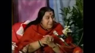 Shri Mataji Talk on Diseases l Drugs Addicted,  Left Side