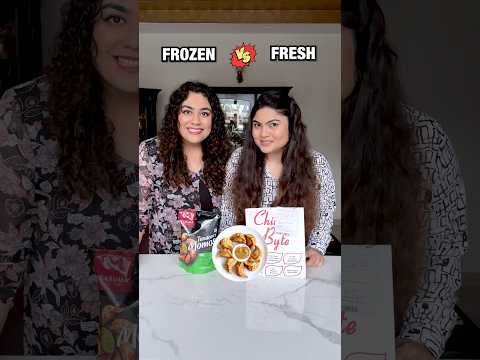 Frozen vs. Fresh Tandoori Momos: which is better? #foodreview #foodchallenge