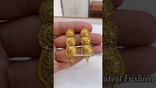 Fancy gold earrings designs #goldearrings#earringdesigngoldjhumka#earrings#latest#jhumkadesign#viral