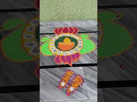 Simple rangoli #dipawali2024  #diwalispecialrangoli