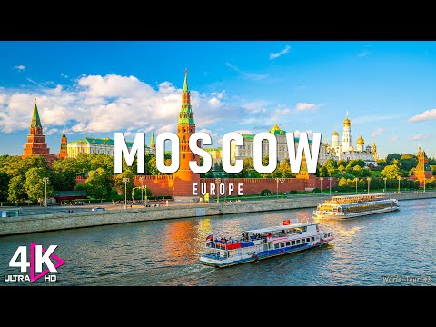 Moscow 4K Drone View • Stunning Footage Aerial View Of Moscow | Relaxation Film With Calming Music