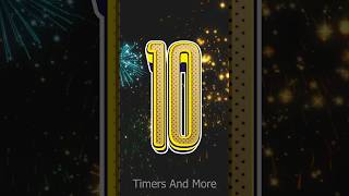 10 Second Happy New Year Countdown Timer 2025 🎉🎆