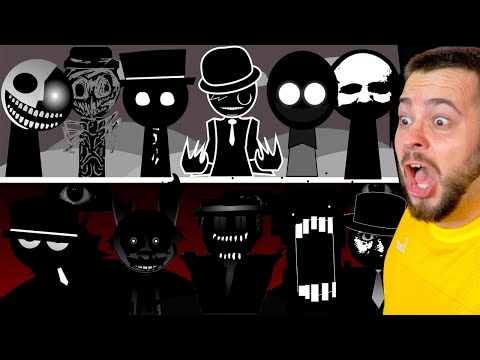 ⚫ ЧЁРНЫЙ СПРУНКИ из ВСЕХ НОВЫХ МОДОВ Incredibox Sprunki 2 ЧАСТЬ 💀