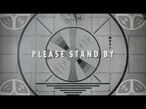 long retro Stand By Screensaver background from fallout 4 video loop no sound no music