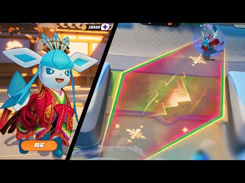 Glaceon Graceful Style New Animation Effects Holowear China Server - Pokémon Unite