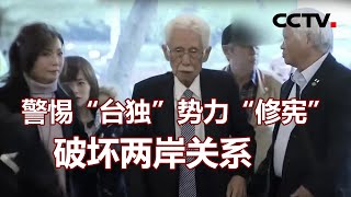 警惕“台独”势力“修宪”破坏两岸关系 20210207 |《海峡两岸》CCTV中文国际