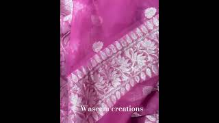 PURE CHIFFON GEORGETTE HANDLOOM KHADDI SILK SAREE #chiffon #chiffonsaree #khaddi #shorts #saree #for