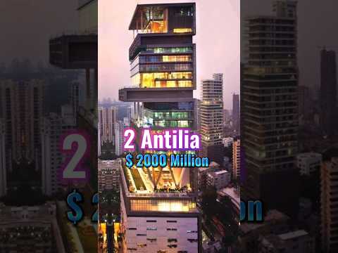 Top 10 Most Expensive Houses in the World in 2024 #shorts #youtubeshorts #trending #viralshorts