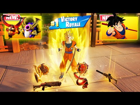 GOKU vs NEW 3 MEDALLIONS & MYTHIC’S CHALLENGE ( NEW! FORTNITE CHAPTER 6 )