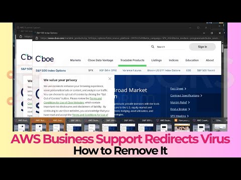 AWS Business Support Redirects Virus - Removal Guide [2025]